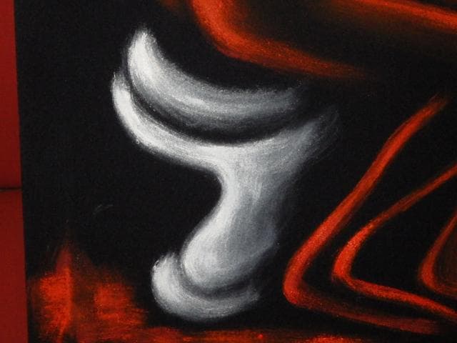 デビル★トイレ★タバコ★喫煙★メキシコ★絵画★アート★壁掛け★悪魔★ビンテージ