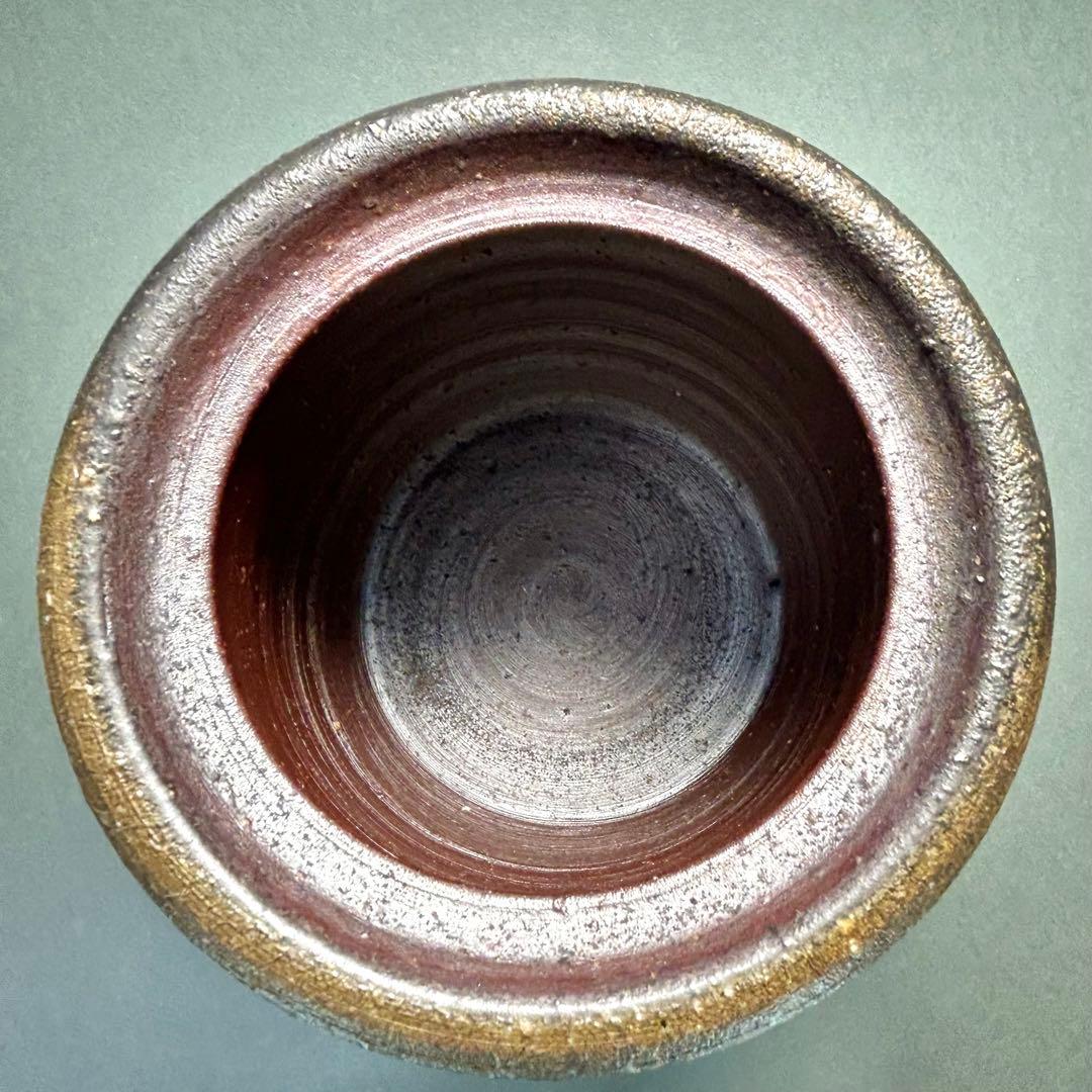 水指　『柴岡秀泉　備前焼』　お茶道具　茶道　共箱　工芸品