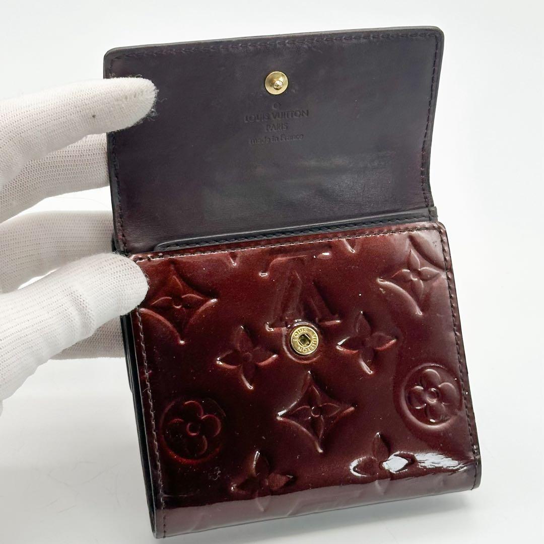 ルイヴィトン ポルトフォイユ カルトクレディ アマラント ヴェルニ モノグラム