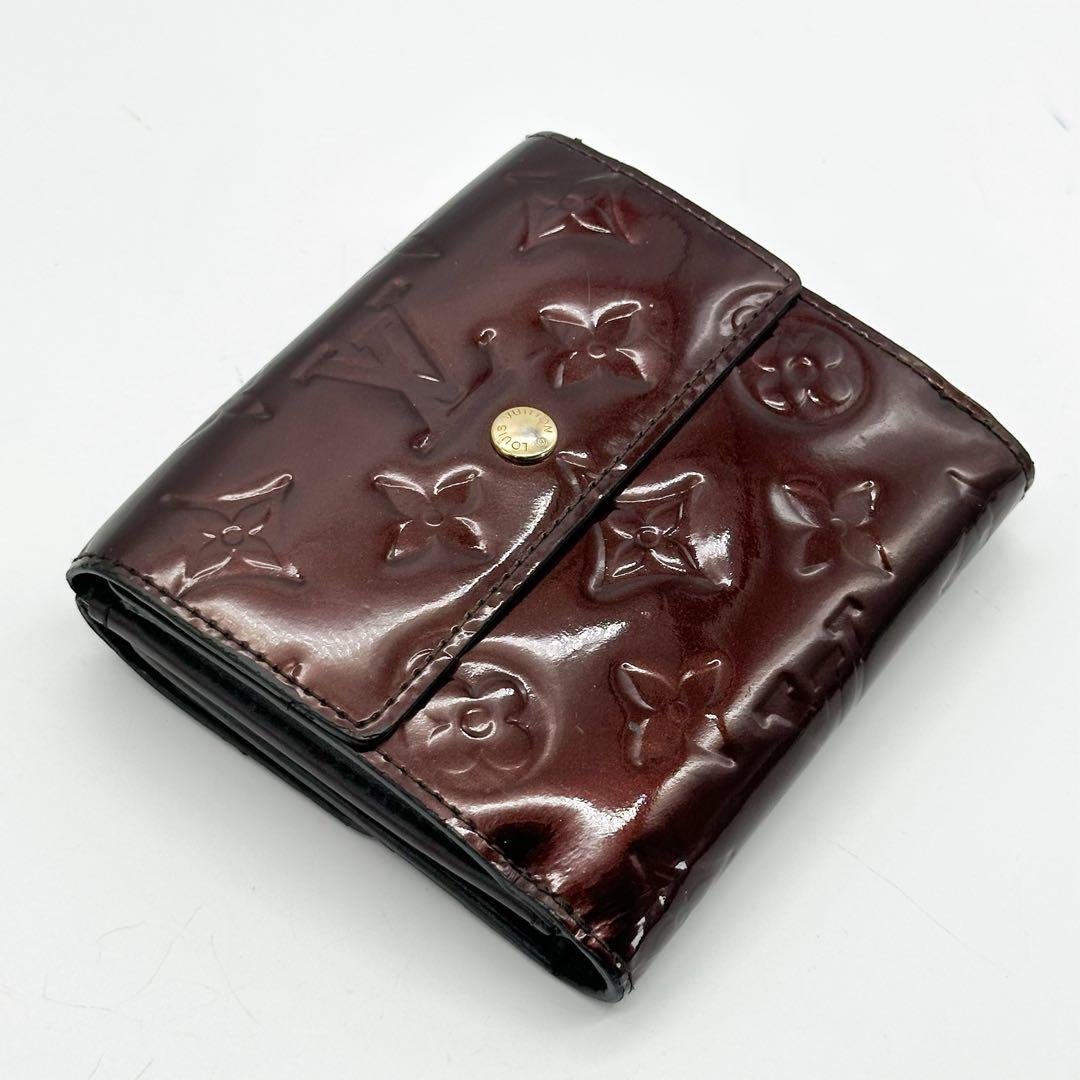 ルイヴィトン ポルトフォイユ カルトクレディ アマラント ヴェルニ モノグラム