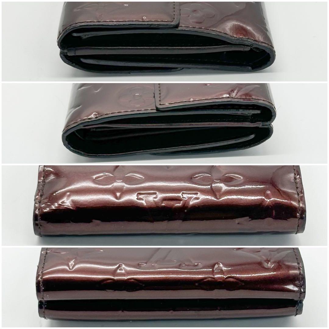 ルイヴィトン ポルトフォイユ カルトクレディ アマラント ヴェルニ モノグラム