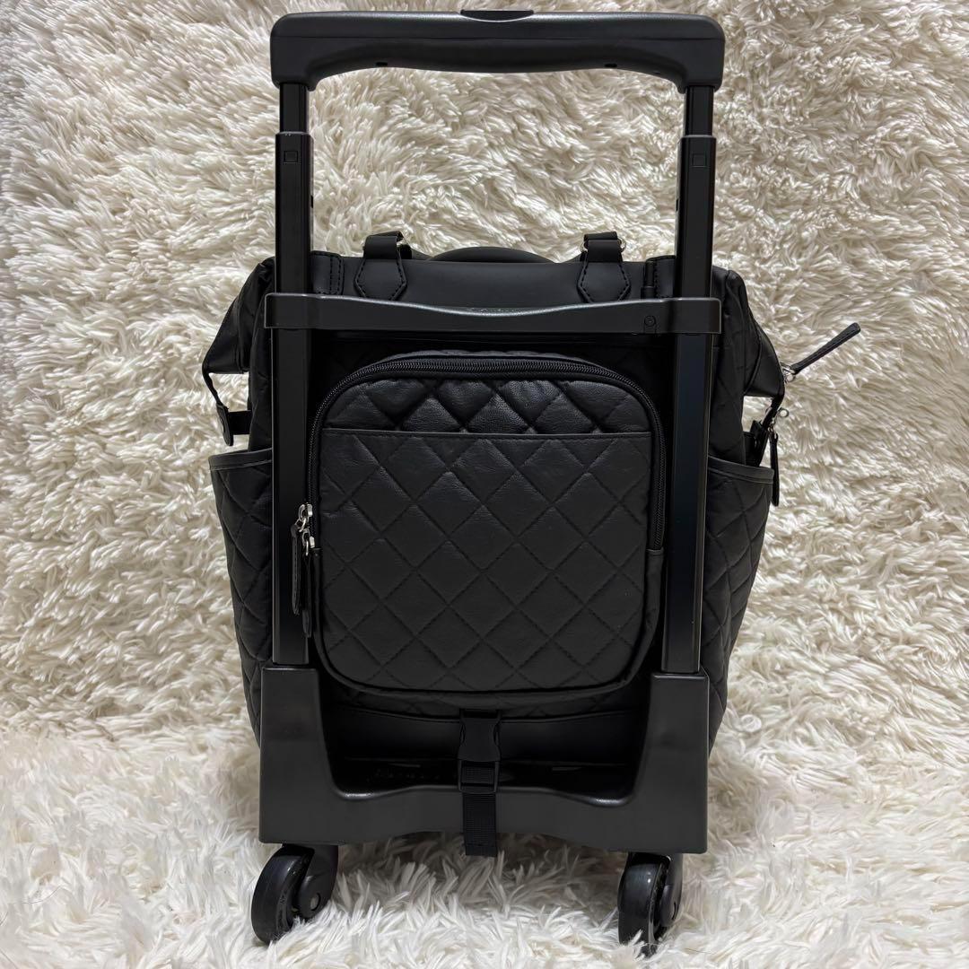 ☆美品☆ SWANY スワニー　キャリーケース　ダイヤキルト　ブラック