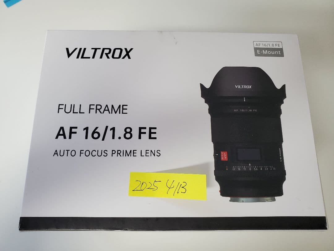 Viltrox AF 16mm f/1.8 レンズ Sonyフルサイズミラーレス