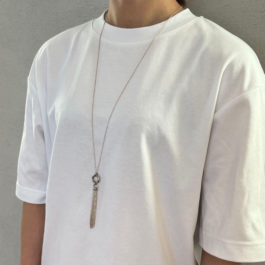 【ハンドメイド】タッセル ネックレス シルバー925 ロング