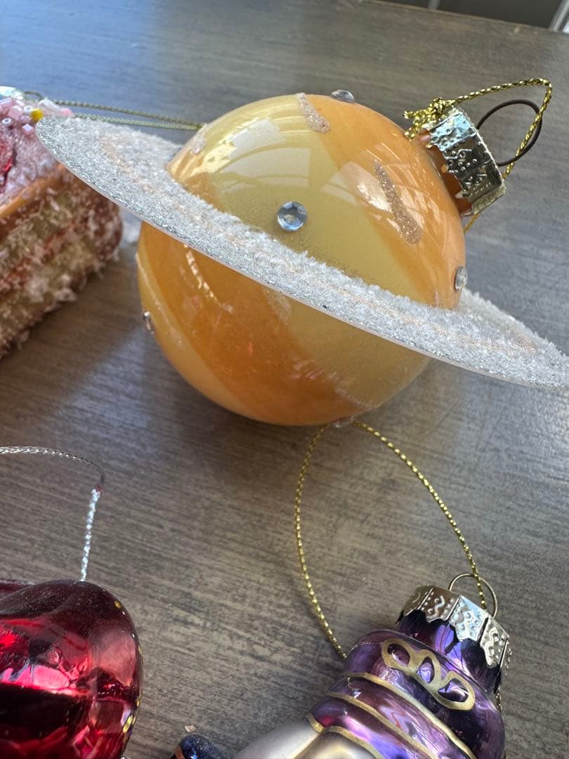 フライングタイガー　ガラス製オーナメントセット クリスマス　12個セット