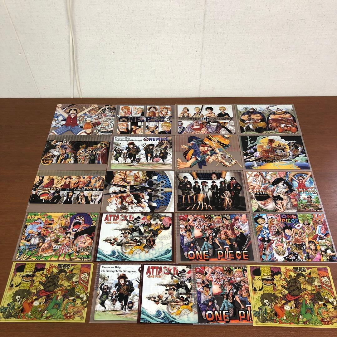 専用❶ワンピース 麦わらストア 20周年記念 特典 クリアファイル 17種21枚