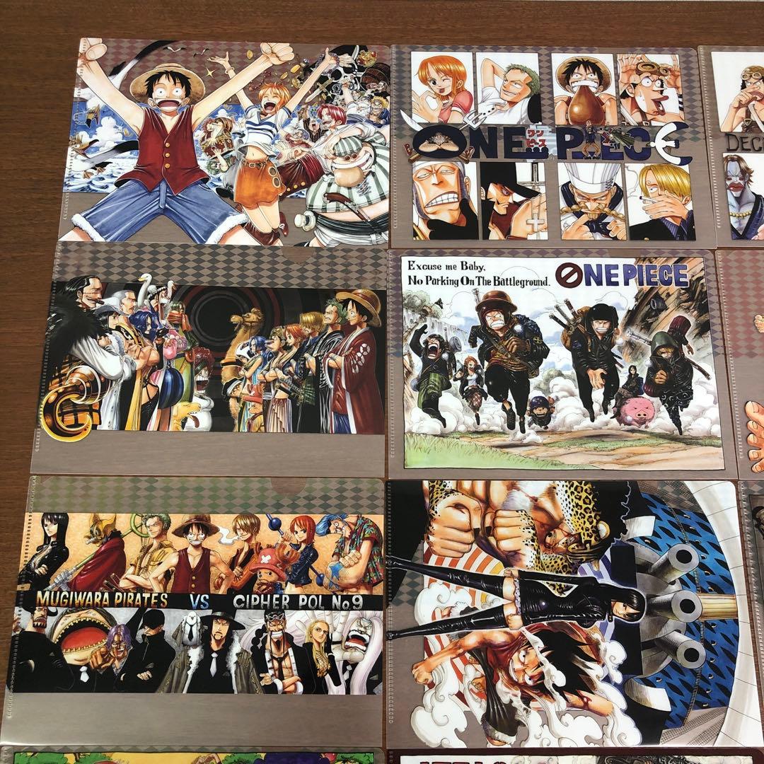 専用❶ワンピース 麦わらストア 20周年記念 特典 クリアファイル 17種21枚