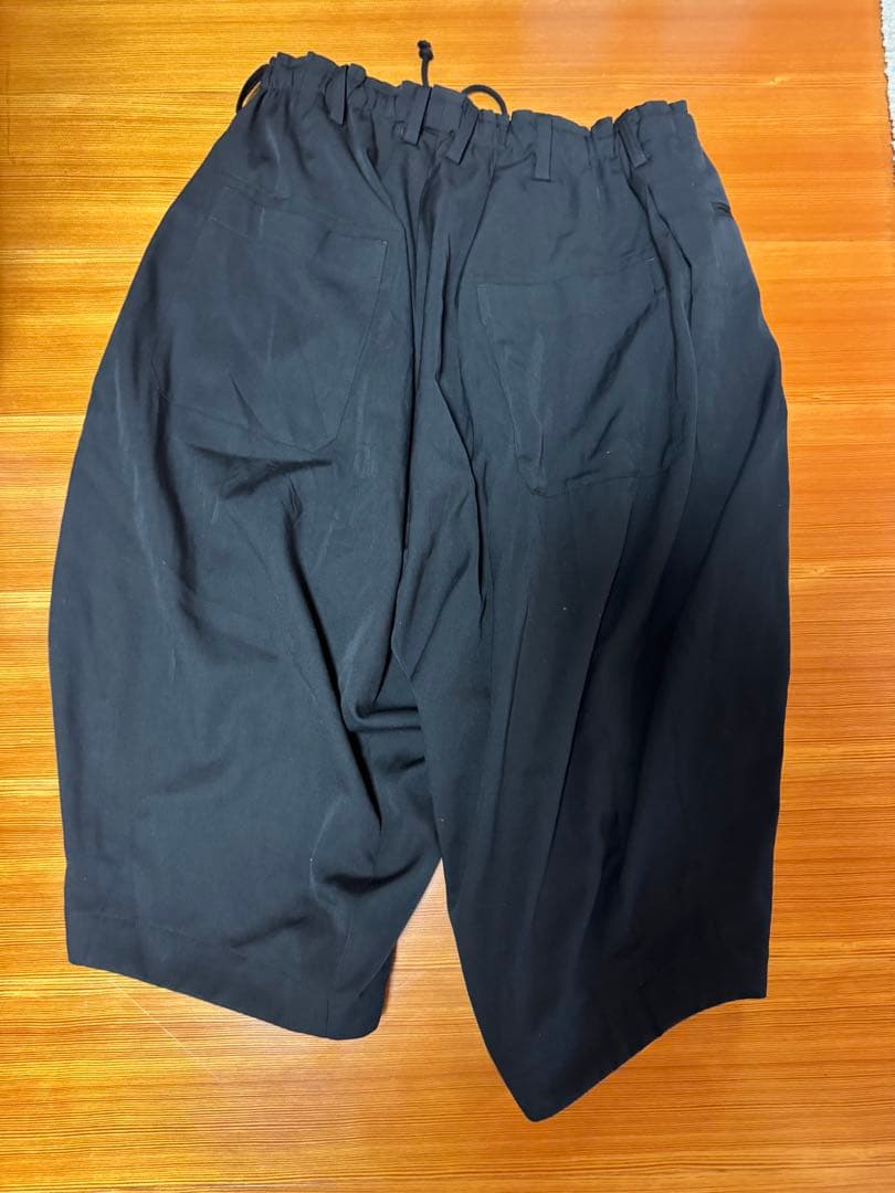 yohji yamamoto POUR HOMME22ssダーツクロップドパンツ