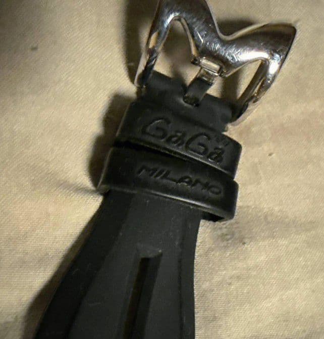 ガガミラノ 1611 クロノグラフ 電池新品 個人主観美品 送料込