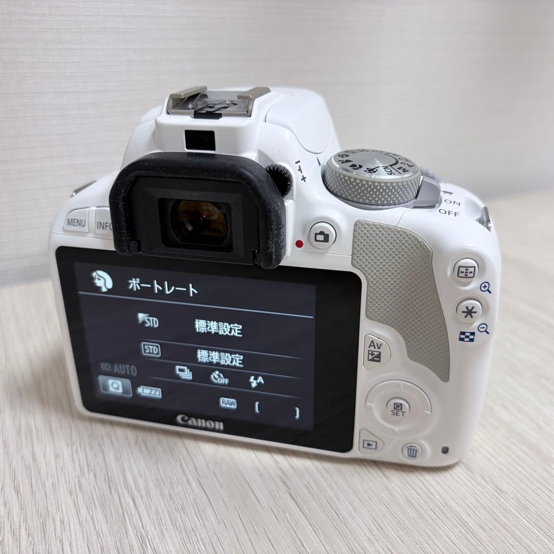 カ*き様 Canon EOS Kiss X7 ホワイト ダブルレンズキット