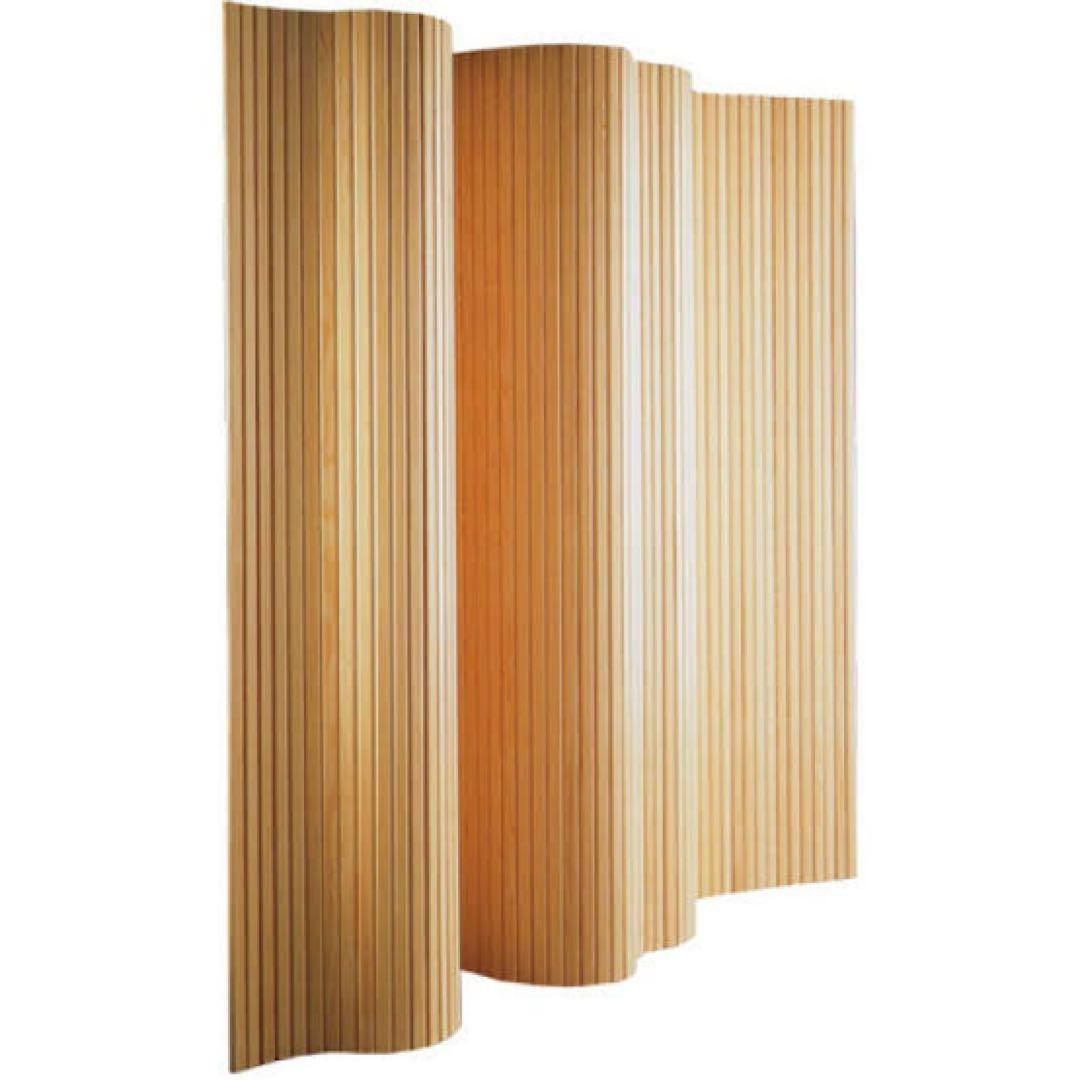 木製 波形パーテーション 縦（高さ）約150cm x 横幅200cm