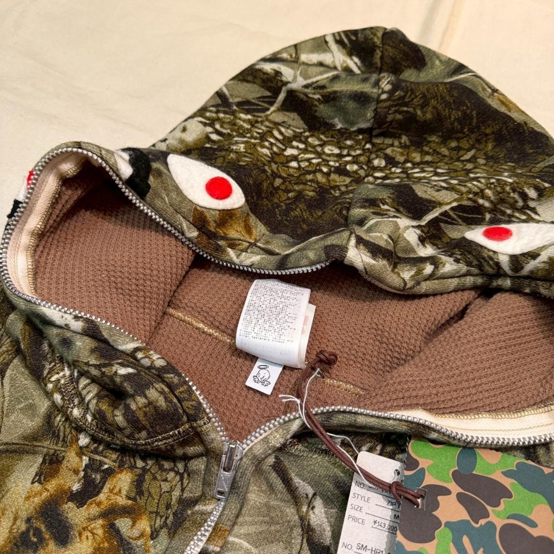 25aw新品正規品 SAINTM×××××× BAPE ZIP HOODIE M