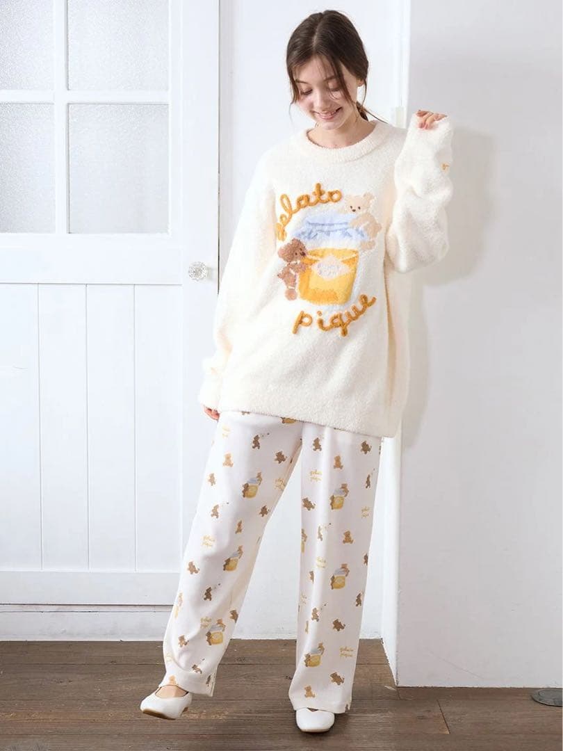 はちみつベア セットアップ 新品未使用 ジェラートピケ