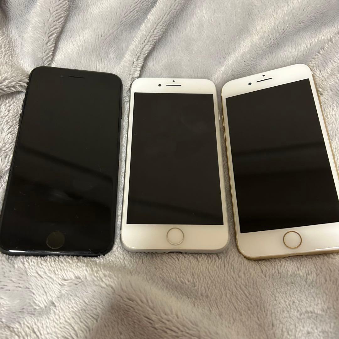 iPhone 7 ブラック ゴールド 3台セット