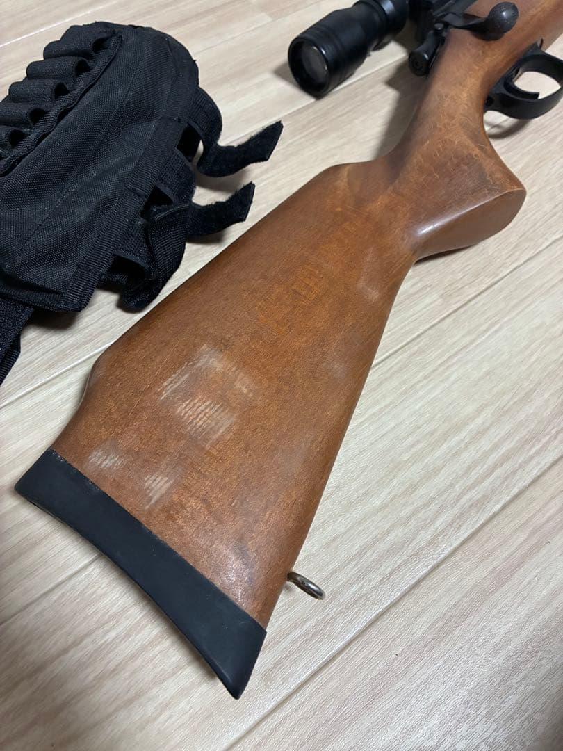 東京マルイ　vsr10 プロスナイパーver 木製ストック交換