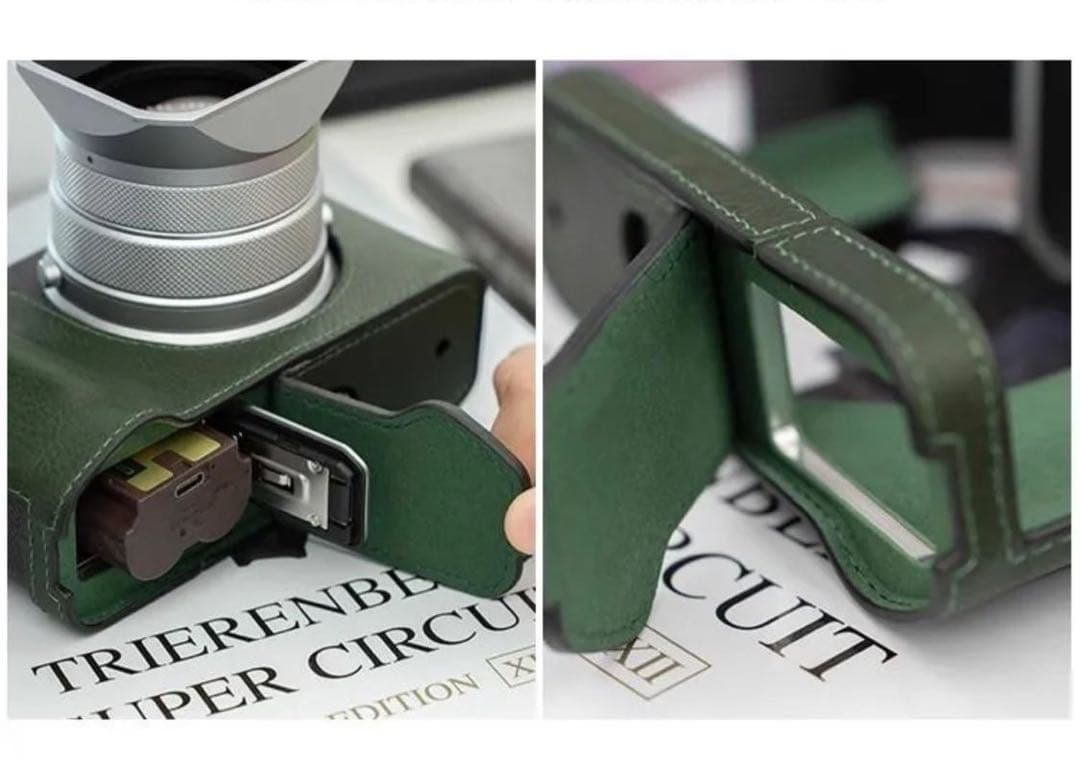 Fujifilm GFX100RF 茶色牛革ハンドル