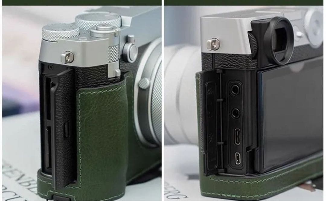 Fujifilm GFX100RF 茶色牛革ハンドル