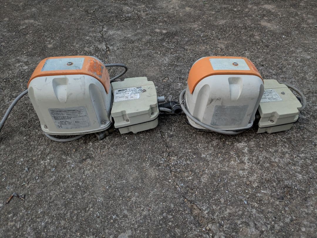 訳あり　ジャンク　安永 AP-100WY 2台セット　浄化槽 ブロワ　エアポンプ