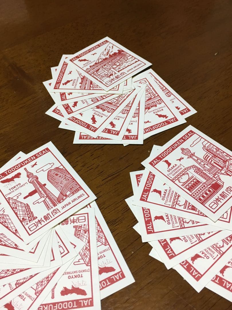 ★JAL★47都道府県シール★非売品