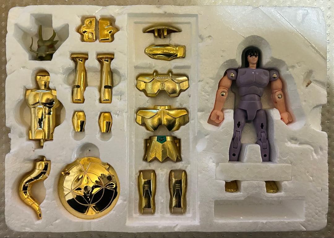 聖闘士星矢 聖衣大系 ドラゴンクロス ゴールドバージョン 希少 当時物 レア