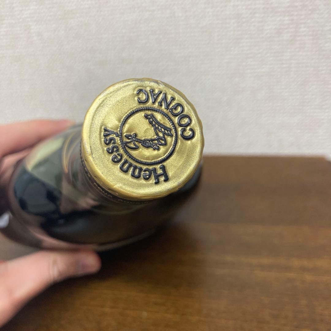 Hennessy X.O. コニャック 金キャップ　グリーンボトル