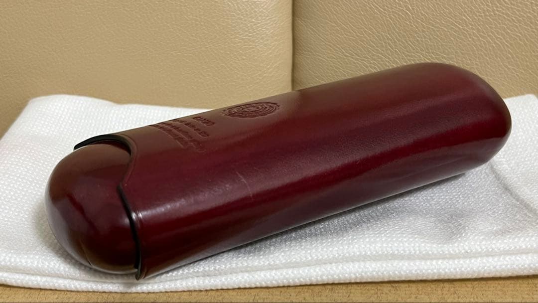 GANZO ワインレッド眼鏡・ペンケース