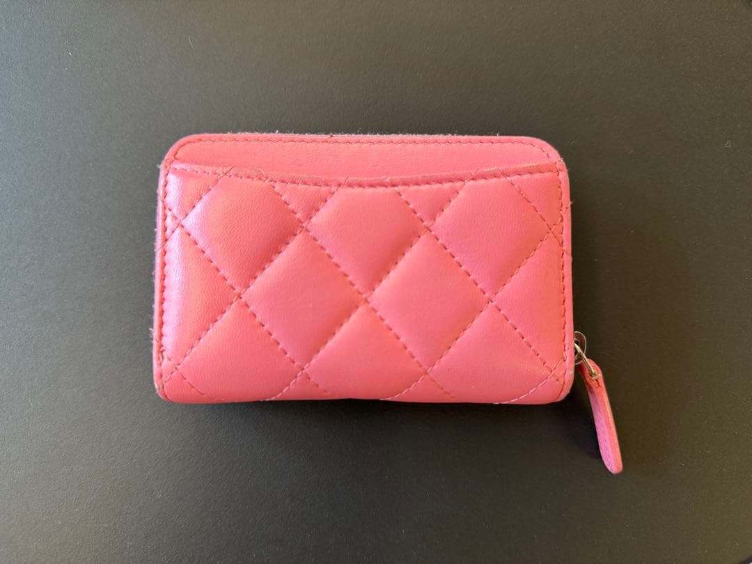 CHANEL ピンク キルティング ケース