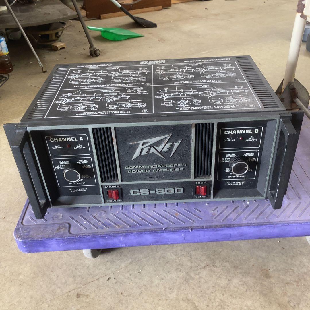 PEAVEY CS-800 ステレオパワーアンプ ピーヴィー アンプ 240W