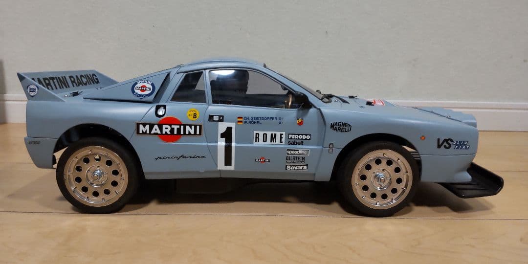 タミヤ　ラジコン　ランチア・ラリー037 予備ボディ（ダート塗装）付セット