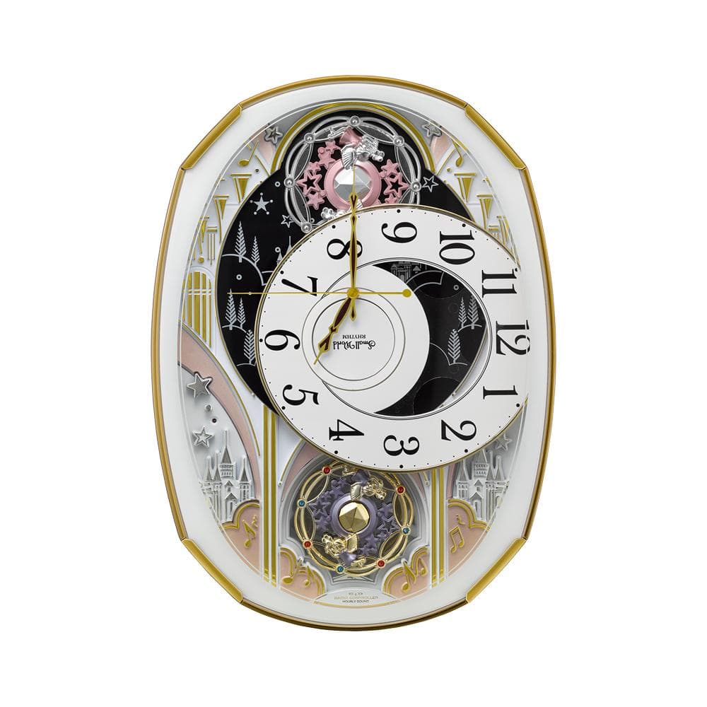 【新品】リズム からくり時計 スモールワールドノエル　4MN551RH03