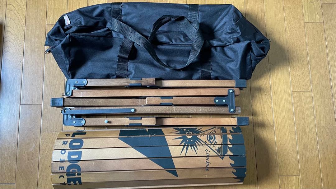 グラインドロッヂ　生刷り　ウッドロールトップテーブル