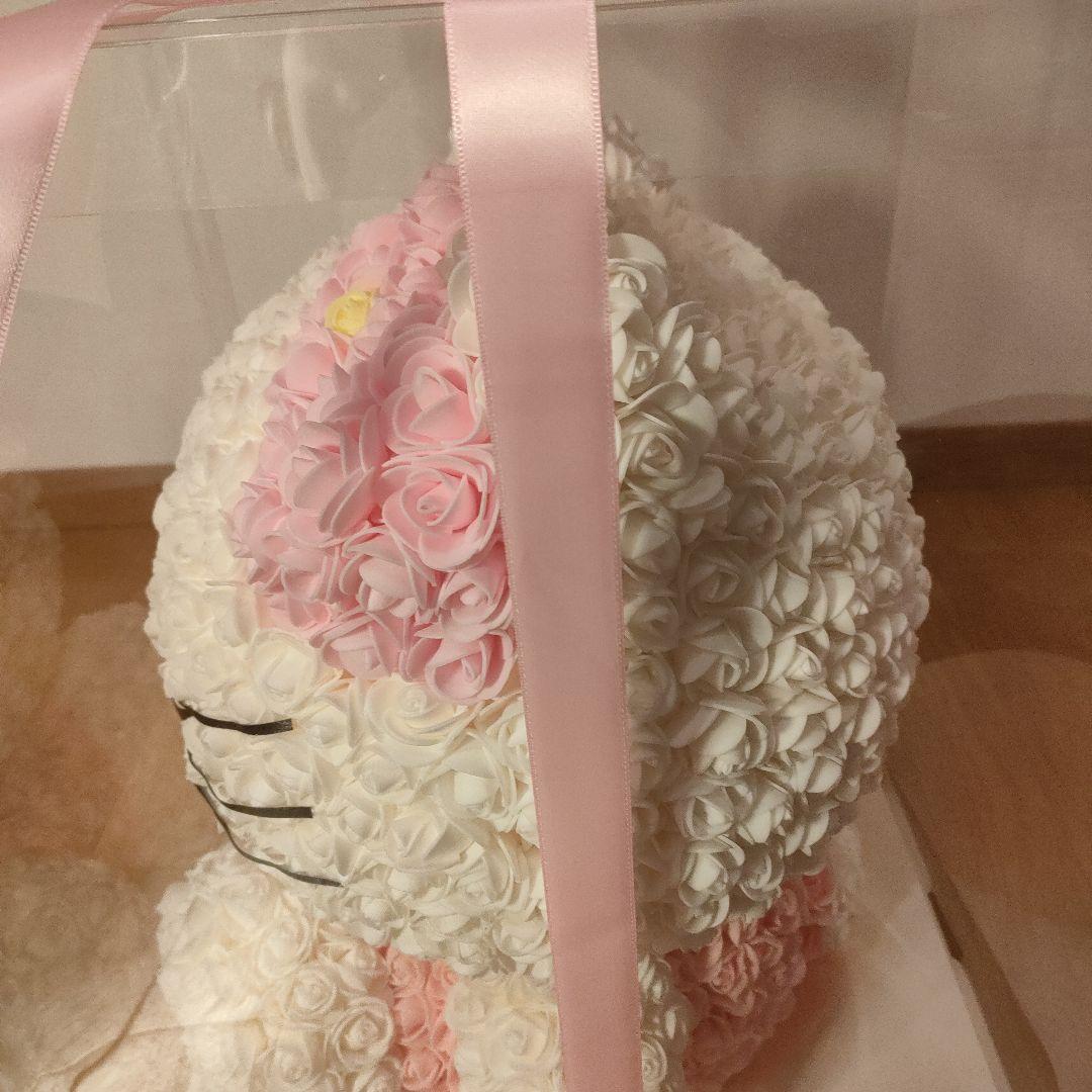 美品 ハローキティ 大型 ぬいぐるみ ブリザードフラワー