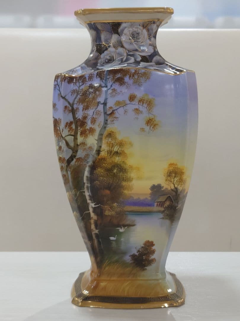 美品！オールドノリタケ花瓶　期間限定で値下げしました