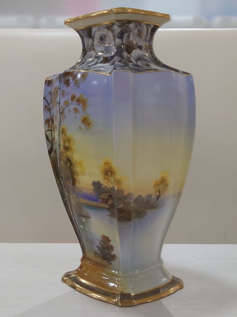 美品！オールドノリタケ花瓶　期間限定で値下げしました