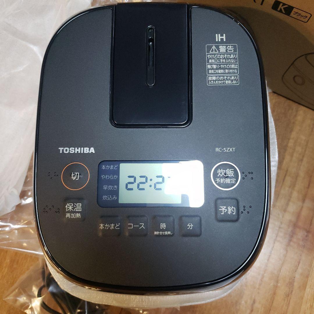 東芝 TOSHIBA 炊飯器 RC-5ZXT 3合 2025年11月購入