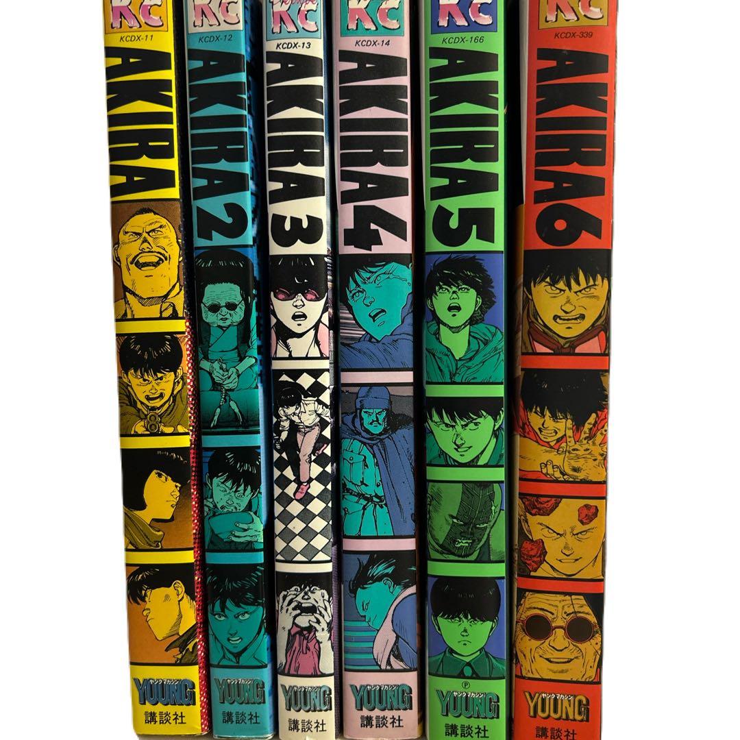 [全初版] AKIRA デラックス版 全6巻セット 一部ハガキ付き 大友克洋