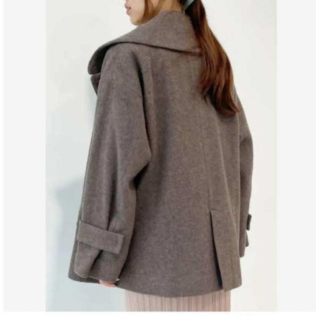 COCO DEAL ショートワイドカラーコート