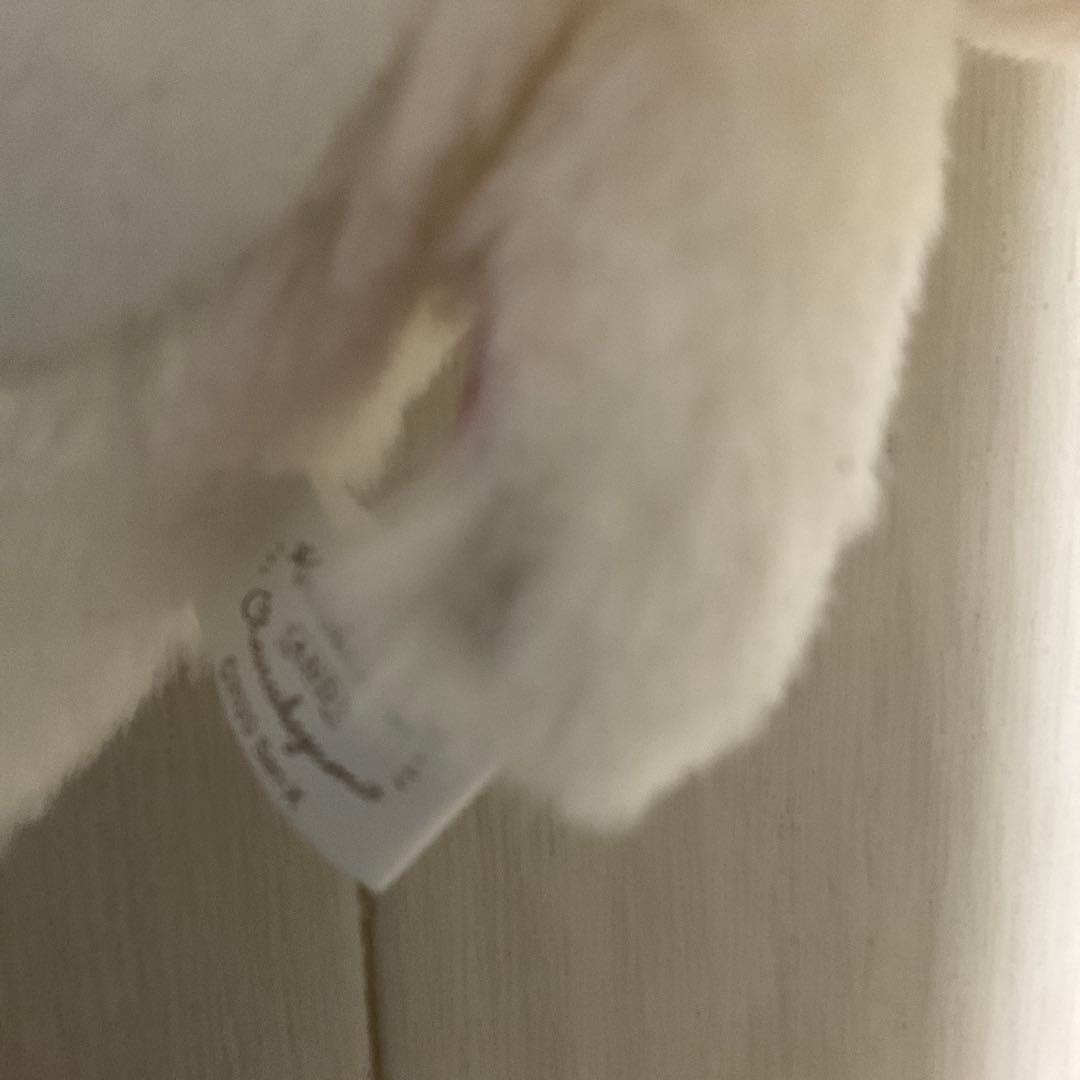 コリラックマSan-X白いふわふわ素材白いクマの子肉球刺繍コリゴグふんわり天使