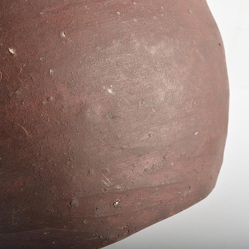 たか　備前焼　古備前　壷　花入　陶印あり　書付　C R5664C