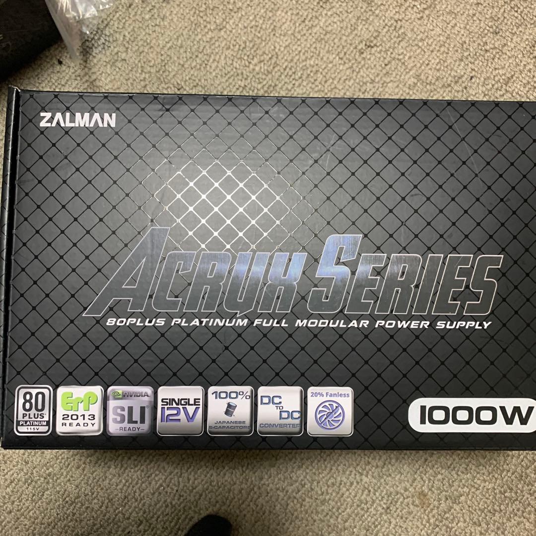 Zalman ACRUX 1000W 80PLUSプラチナ ATX電源ユニット