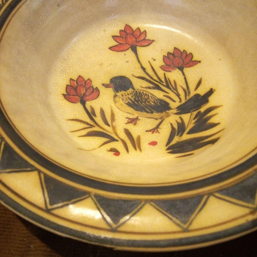 中国陶磁器　宋磁州窯　絵皿