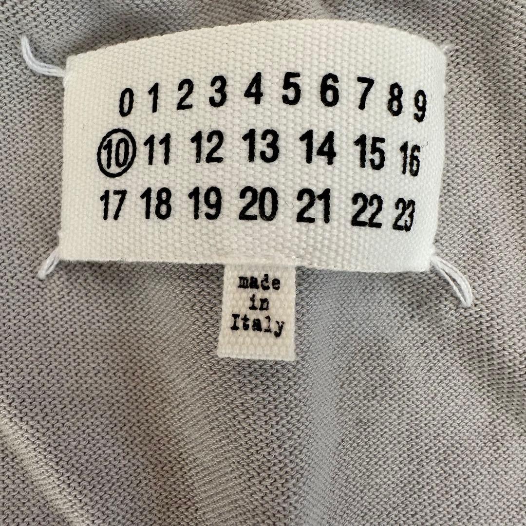 【美品】メゾンマルジェラ 10 M ニットベスト グレー
