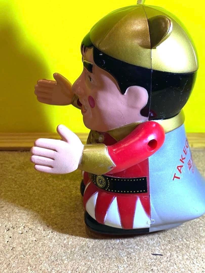 【可動品】昭和からのヒーロー絶版タケチャンマン人形ゼンマイ式★新品未使用未展示物