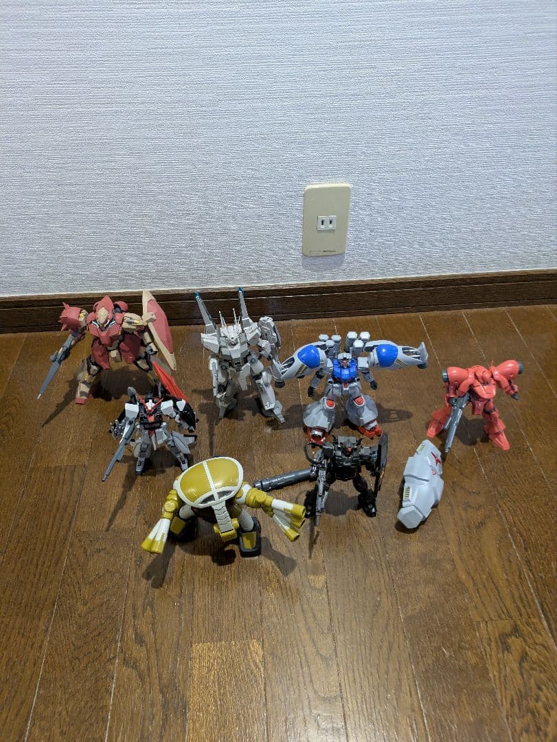 プラモデル ガンダム　ガンプラ　HG 他　ジャンク　武器　完成品　まとめ売り