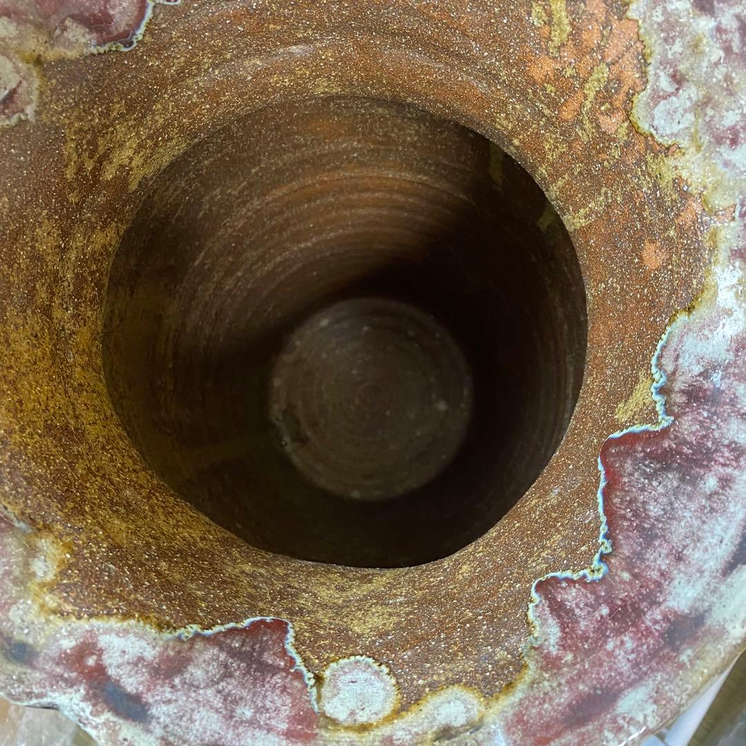 信楽焼　傘立て　壷