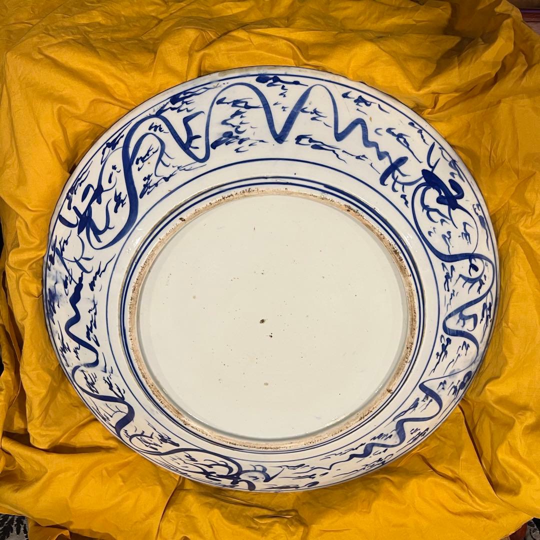 レア　骨董　伊万里　有田焼　大皿　40cmJapanesetraditional