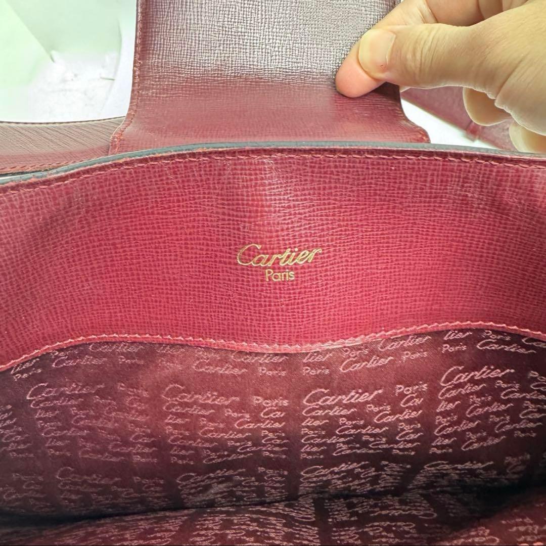 ✨美品✨Cartier カルティエ　マストライン　ショルダーバッグ　ターンロック