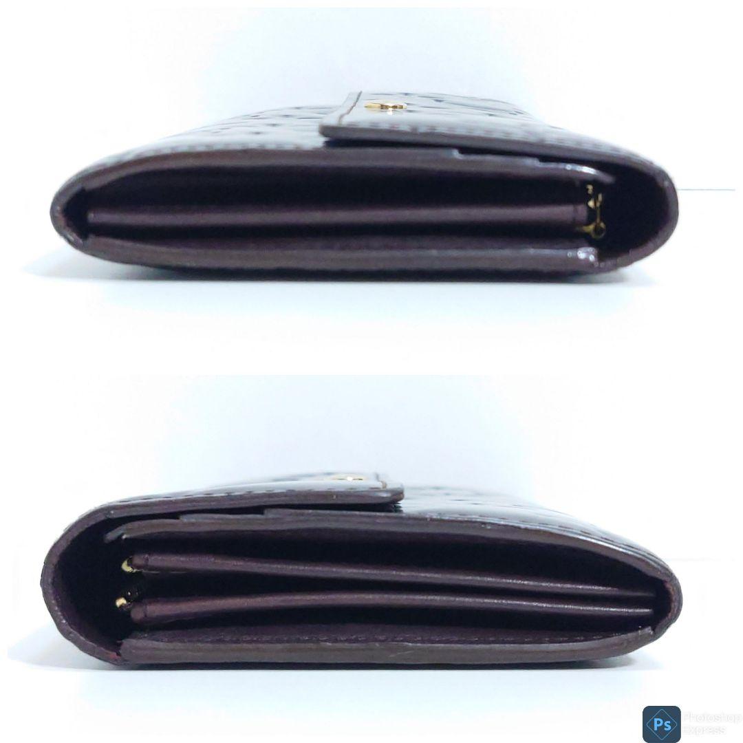 【極美品】ルイヴィトン☆モノグラム／ヴェルニ☆ポルトフォイユ・サラ☆アマラント