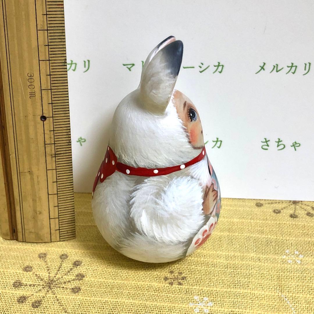 ロシア　マトリョーシカ　おきあがりこぼし　うさぎ　スヴェトラーナ・ニコラエヴァ