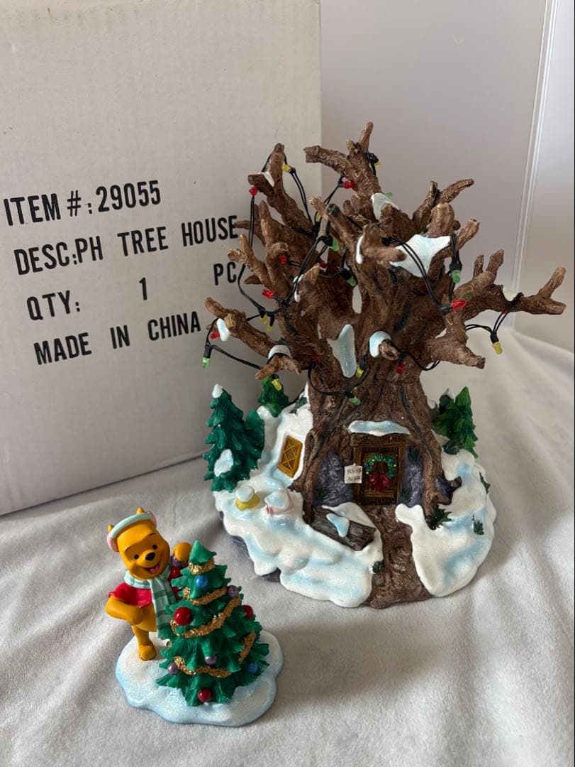 くまのプーさん ライトアップツリーハウス 箱あり ディズニー 訳あり